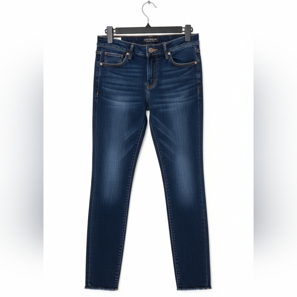 Lucky Brand Lolita Skinny Jeans Dark Wash Distressed Size 6